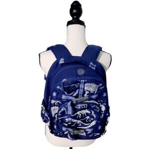 Pottery Barn Kids MaKenzie Glow in the Dark Navy Dinosaur Bones Backpack school
